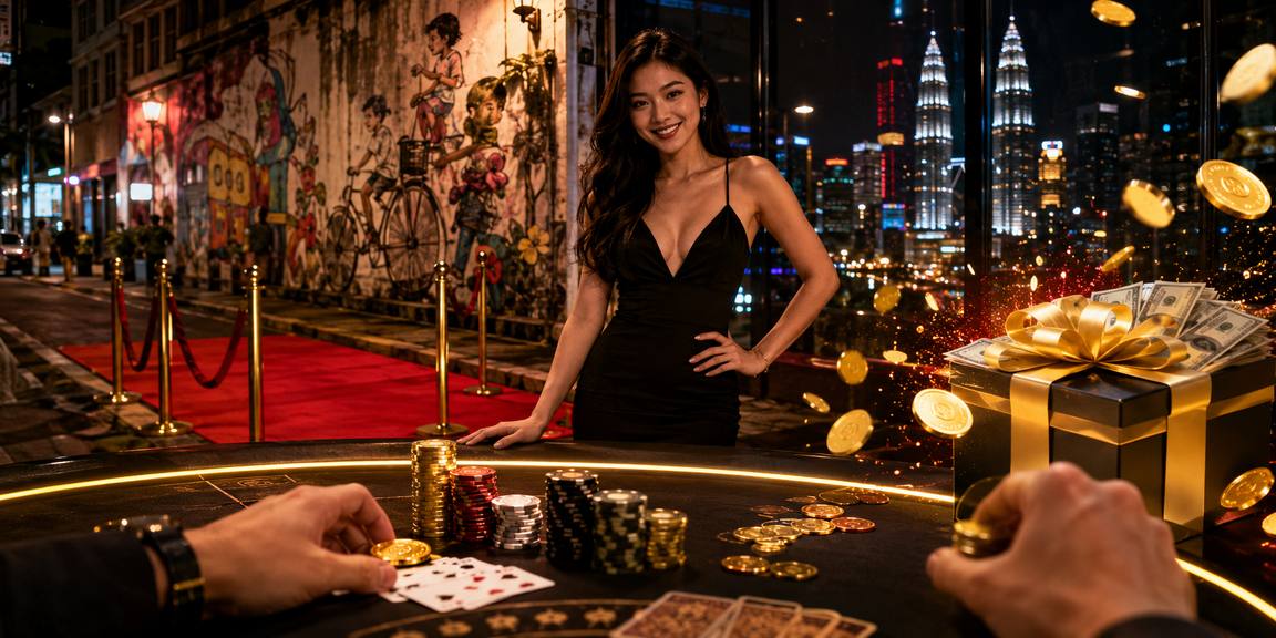 Baccarat, Roulette dan Blackjack dengan Dealer Sebenar